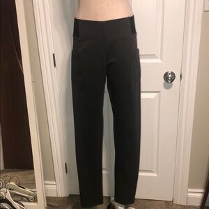 Robert Kitchen Dark Gray Straight-Leg Pants size medium